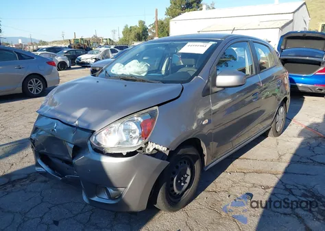 2015 Mitsubishi Mirage De/Rf из США, поврежденный, VIN ML32A3HJ8FH041901